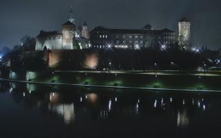 Kraków - Wawel panorama zamku - 16-12-2025 21:00