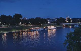 Kraków widok na Most Grunwaldzki - 31-07-2025 18:52