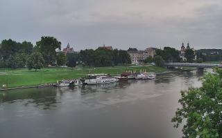 Kraków widok na Most Grunwaldzki - 02-08-2025 03:38