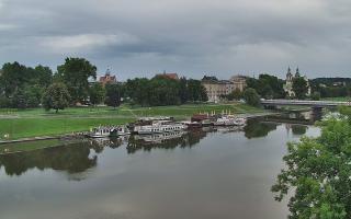 Kraków widok na Most Grunwaldzki - 02-08-2025 05:55