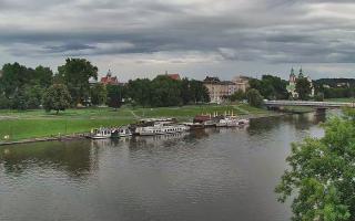 Kraków widok na Most Grunwaldzki - 02-08-2025 06:40