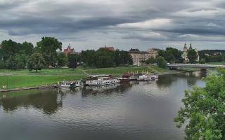 Kraków widok na Most Grunwaldzki - 02-08-2025 06:48