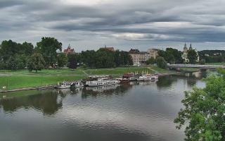 Kraków widok na Most Grunwaldzki - 02-08-2025 06:55