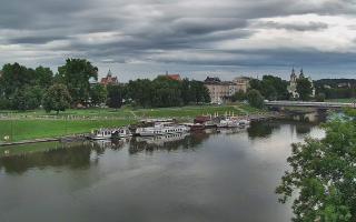 Kraków widok na Most Grunwaldzki - 02-08-2025 07:03