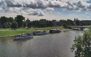 Kraków widok na Most Grunwaldzki - 02-08-2025 08:57