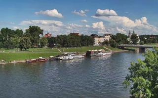 Kraków widok na Most Grunwaldzki - 02-08-2025 13:53