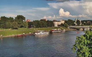 Kraków widok na Most Grunwaldzki - 02-08-2025 16:17