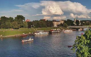 Kraków widok na Most Grunwaldzki - 02-08-2025 16:40