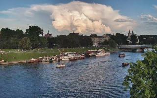 Kraków widok na Most Grunwaldzki - 02-08-2025 16:55