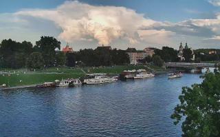 Kraków widok na Most Grunwaldzki - 02-08-2025 17:03