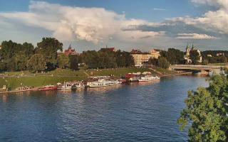 Kraków widok na Most Grunwaldzki - 02-08-2025 17:10
