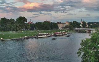 Kraków widok na Most Grunwaldzki - 02-08-2025 18:03