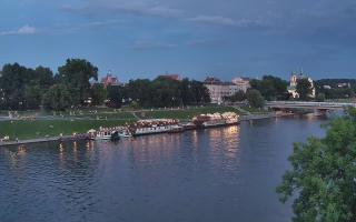 Kraków widok na Most Grunwaldzki - 02-08-2025 18:34