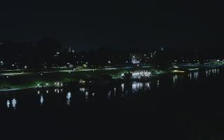Kraków widok na Most Grunwaldzki - 02-08-2025 21:51