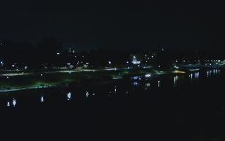 Kraków widok na Most Grunwaldzki - 02-08-2025 22:06