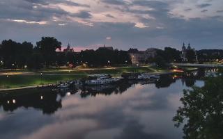Kraków widok na Most Grunwaldzki - 03-08-2025 02:32