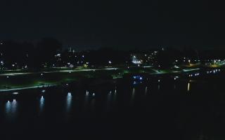 Kraków widok na Most Grunwaldzki - 16-09-2025 21:18