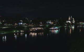 Kraków widok na Most Grunwaldzki - 25-10-2025 18:55