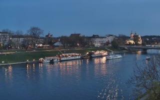 Kraków widok na Most Grunwaldzki - 01-11-2025 15:29