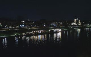 Kraków widok na Most Grunwaldzki - 01-11-2025 17:00