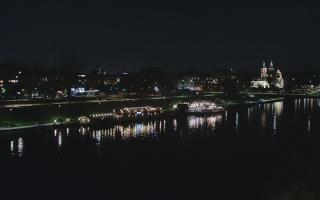 Kraków widok na Most Grunwaldzki - 01-11-2025 17:45