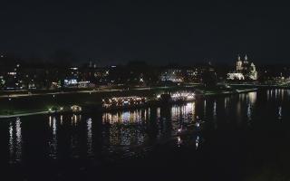 Kraków widok na Most Grunwaldzki - 01-11-2025 18:38