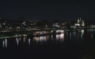 Kraków widok na Most Grunwaldzki - 01-11-2025 18:54