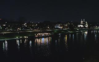 Kraków widok na Most Grunwaldzki - 01-11-2025 19:16