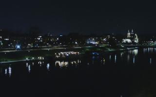 Kraków widok na Most Grunwaldzki - 01-11-2025 20:10
