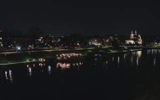 Kraków widok na Most Grunwaldzki - 01-11-2025 20:25
