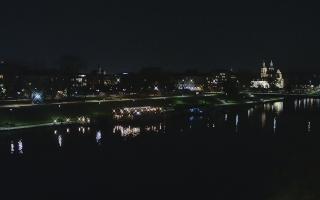 Kraków widok na Most Grunwaldzki - 01-11-2025 20:40