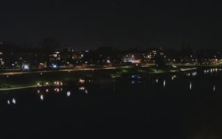 Kraków widok na Most Grunwaldzki - 01-11-2025 20:55