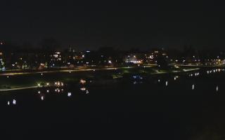 Kraków widok na Most Grunwaldzki - 01-11-2025 21:03