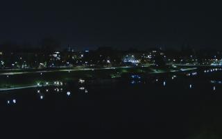 Kraków widok na Most Grunwaldzki - 01-11-2025 21:10