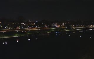 Kraków widok na Most Grunwaldzki - 01-11-2025 22:41