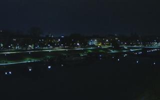 Kraków widok na Most Grunwaldzki - 02-11-2025 01:21