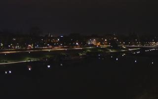 Kraków widok na Most Grunwaldzki - 02-11-2025 01:28