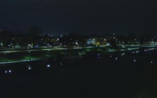 Kraków widok na Most Grunwaldzki - 02-11-2025 01:36