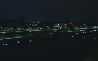 Kraków widok na Most Grunwaldzki - 02-11-2025 01:43