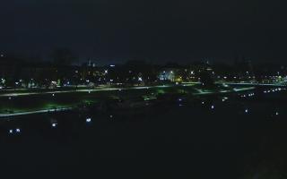 Kraków widok na Most Grunwaldzki - 02-11-2025 01:51