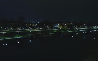 Kraków widok na Most Grunwaldzki - 02-11-2025 02:06