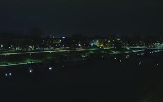 Kraków widok na Most Grunwaldzki - 02-11-2025 02:14