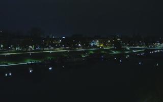 Kraków widok na Most Grunwaldzki - 02-11-2025 02:21