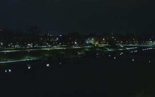 Kraków widok na Most Grunwaldzki - 02-11-2025 02:37