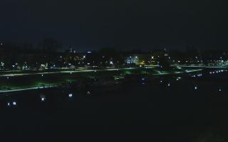 Kraków widok na Most Grunwaldzki - 02-11-2025 02:44