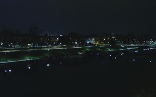 Kraków widok na Most Grunwaldzki - 02-11-2025 02:52