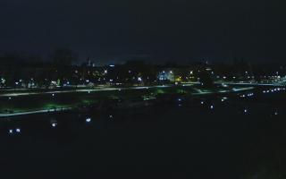 Kraków widok na Most Grunwaldzki - 02-11-2025 03:07
