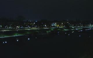 Kraków widok na Most Grunwaldzki - 02-11-2025 03:22