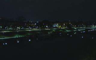 Kraków widok na Most Grunwaldzki - 02-11-2025 03:30