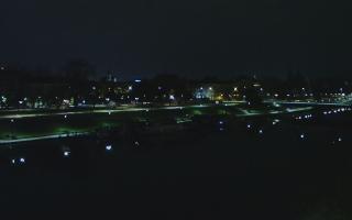Kraków widok na Most Grunwaldzki - 02-11-2025 03:45